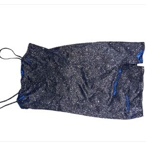 Glittery blue dress perfect for the Holidays💙✨🪩